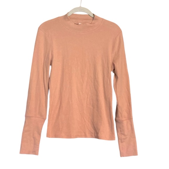 FREE PEOPLE The Rickie Top L 16” p2p+ Smoke Rose $30 Retail NWT - Picture 2 of 11